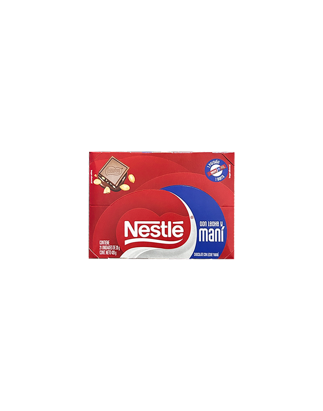 Chocolate con Leche y Maní x21