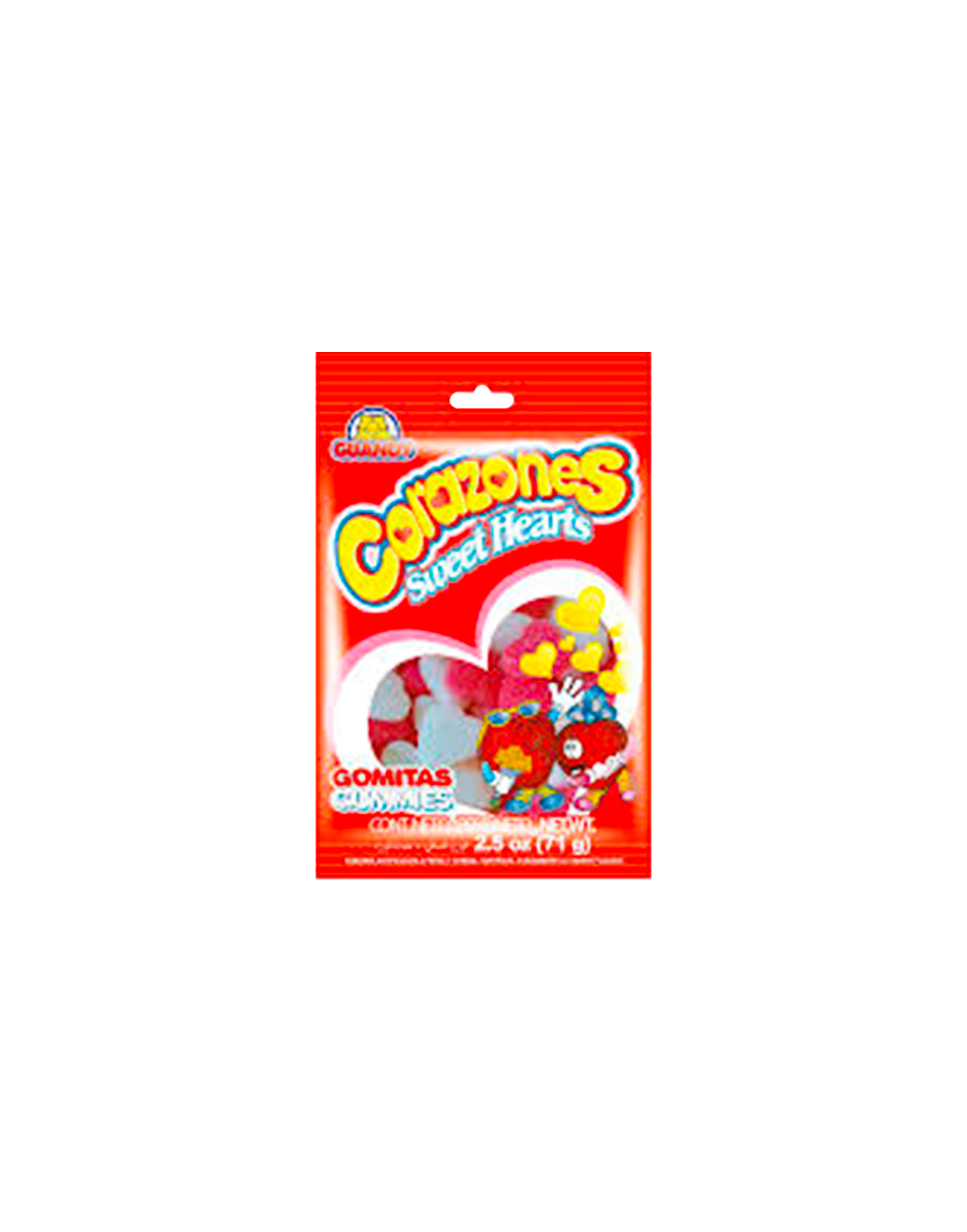 Corazones Sweet Hearts Gomitas 71g.