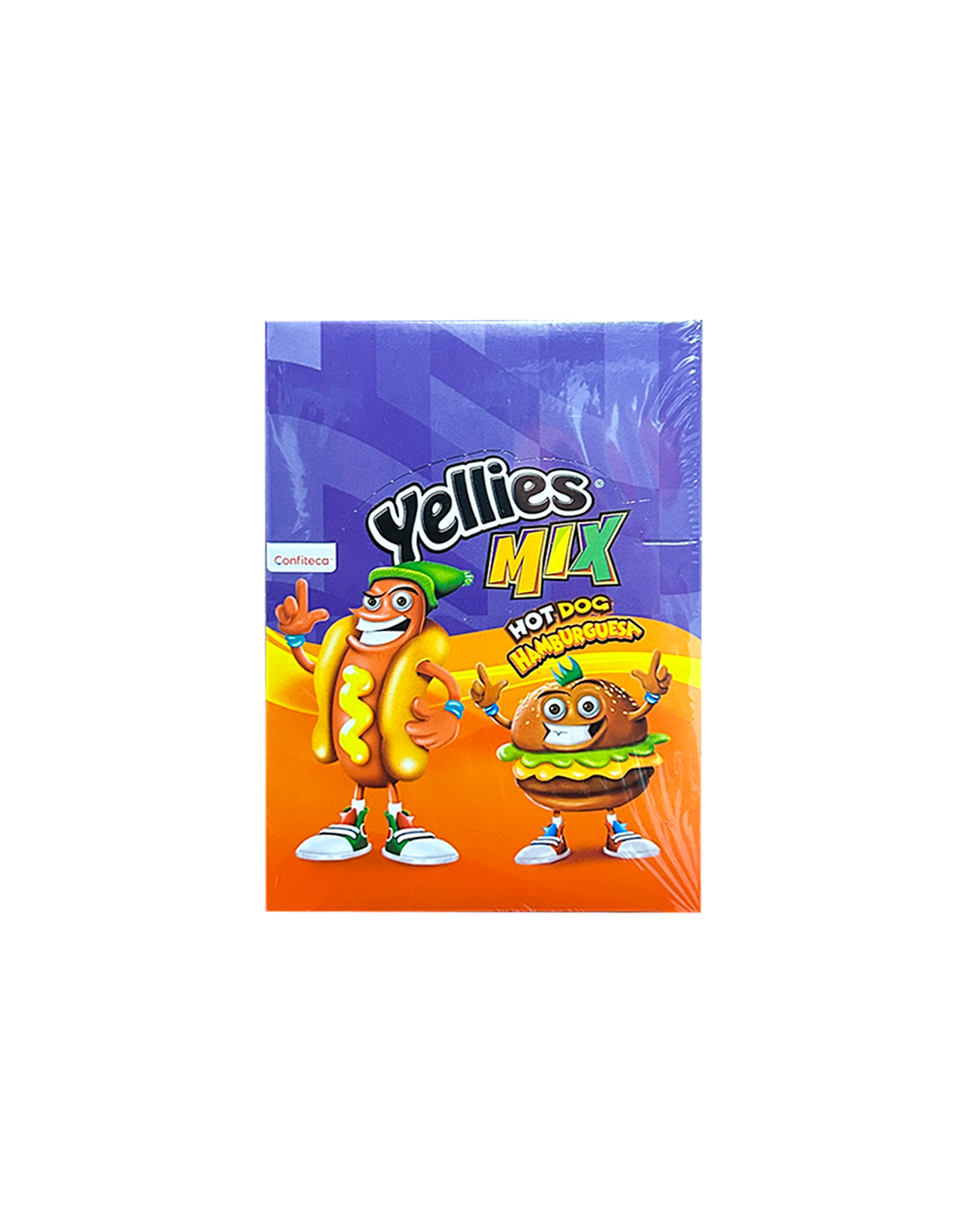 Gomita Yellies Mix Hot Dog Hamburguesa Surtido x24