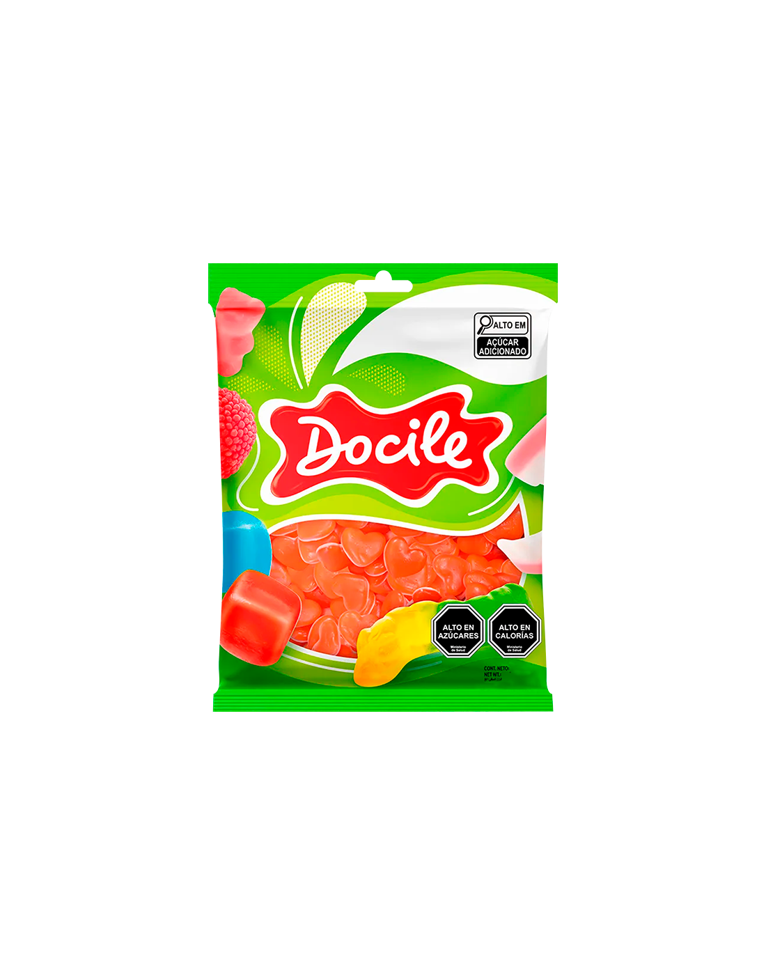 Gomitas Corazón Docile 500g.