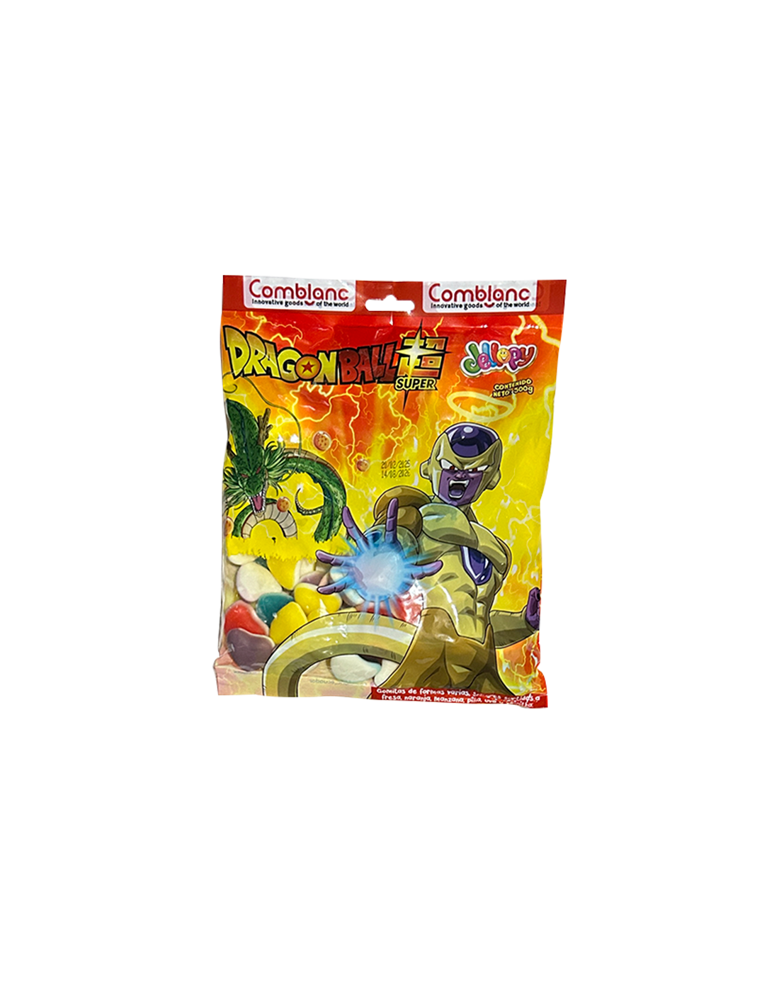 Gomitas Dragon Ball Super Corazones 500g.