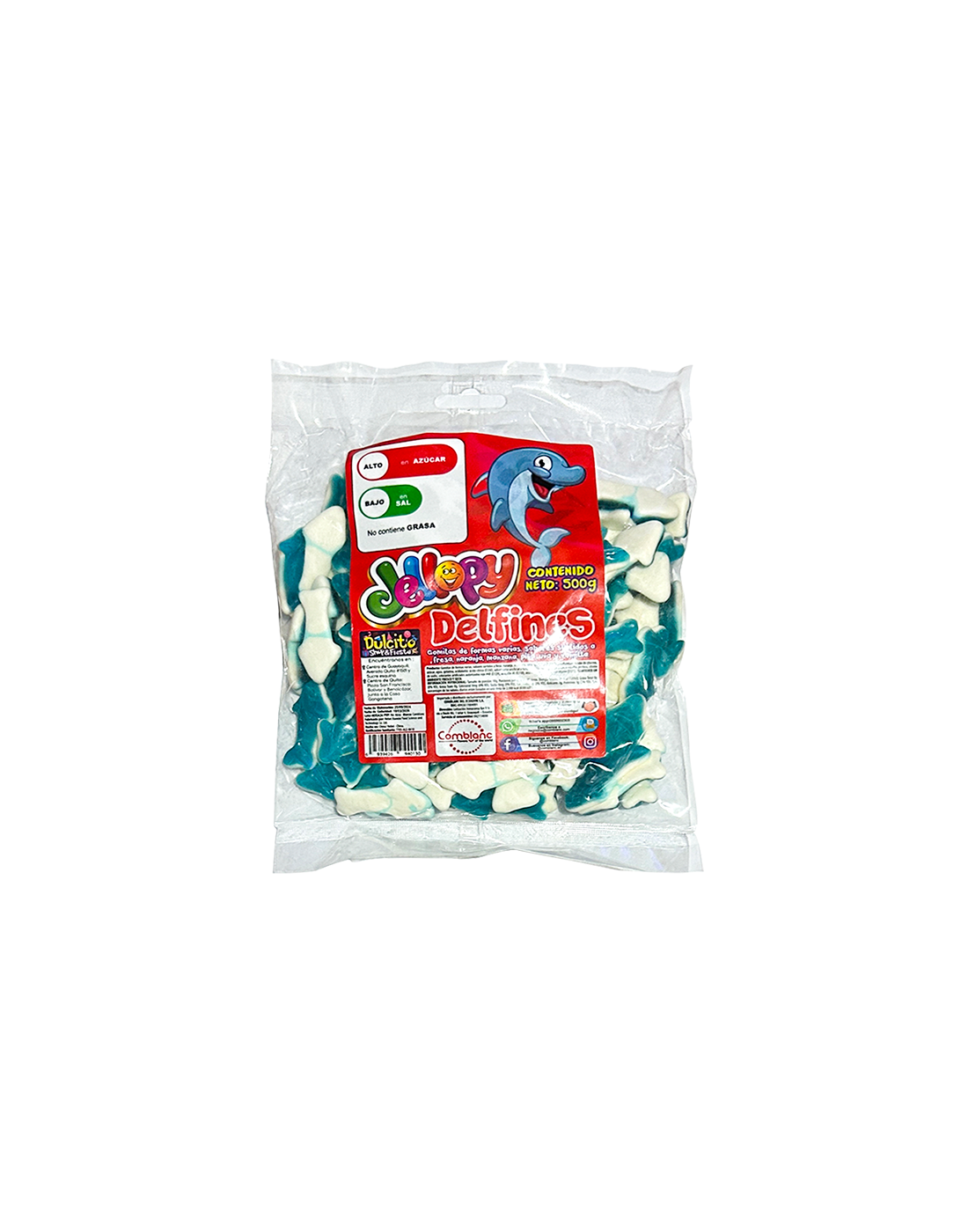 Jellopy Delfines 500g.