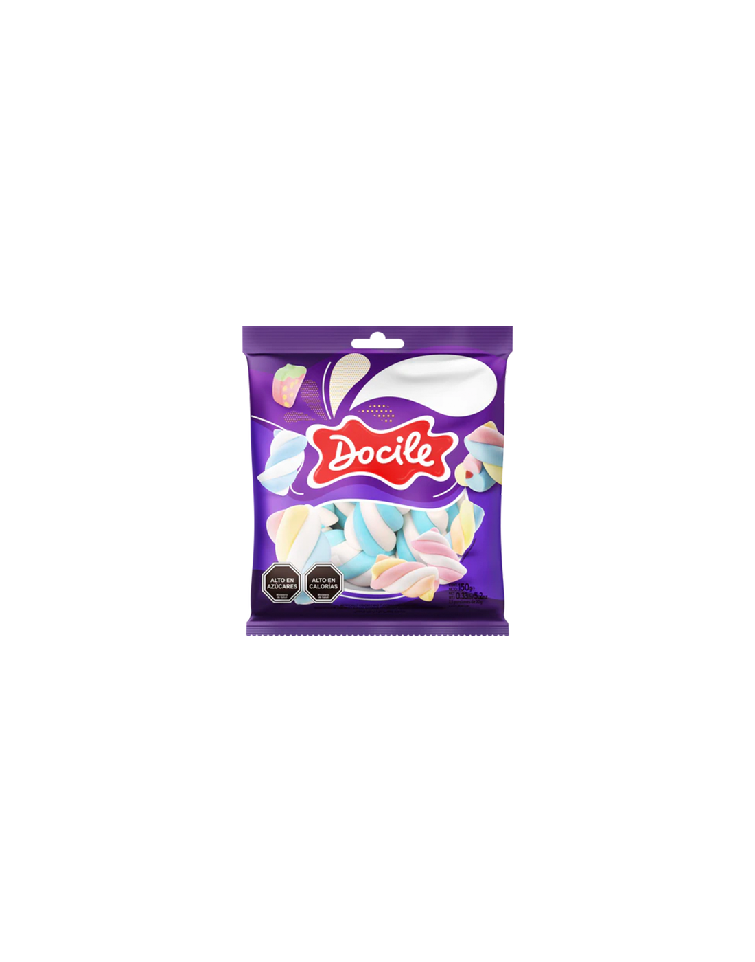 Marshmallow Docile Sabores Surtidos 50g.