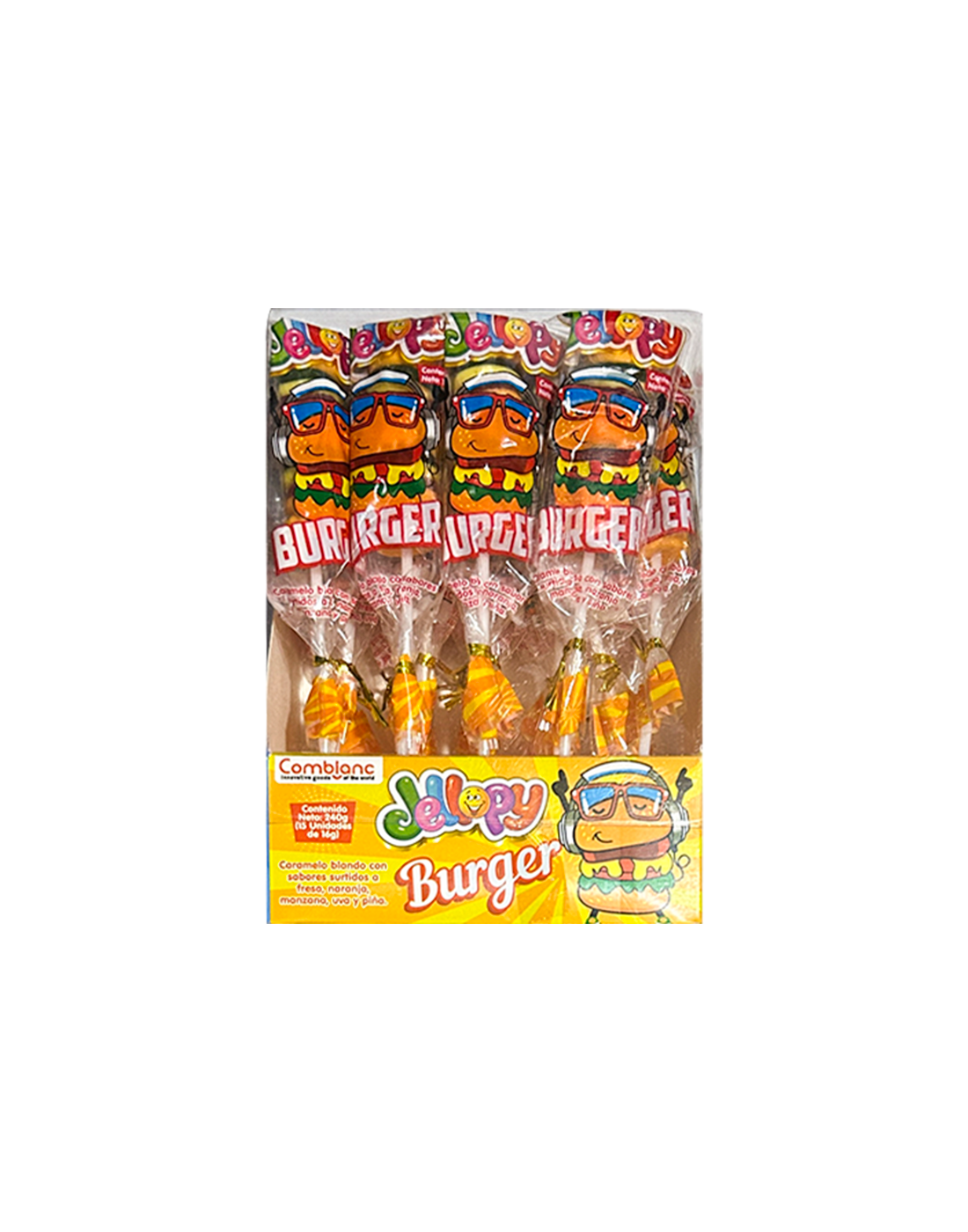 Marshmallow Jellopy Burger Surtido x15