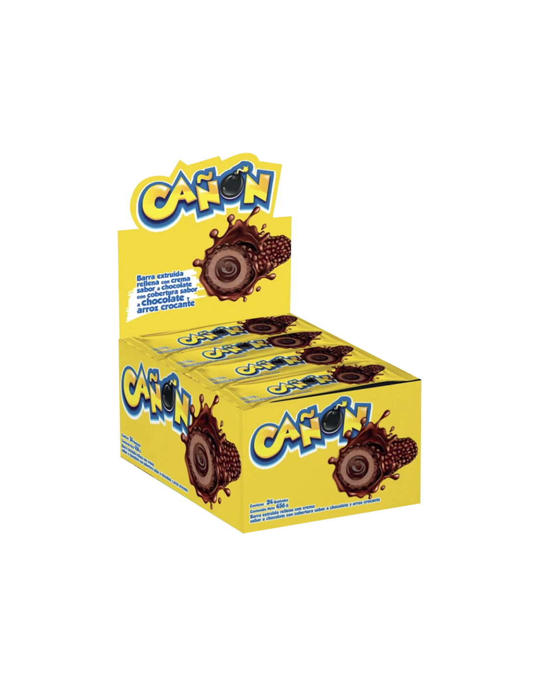 Wafer Cañon Chocolate x24
