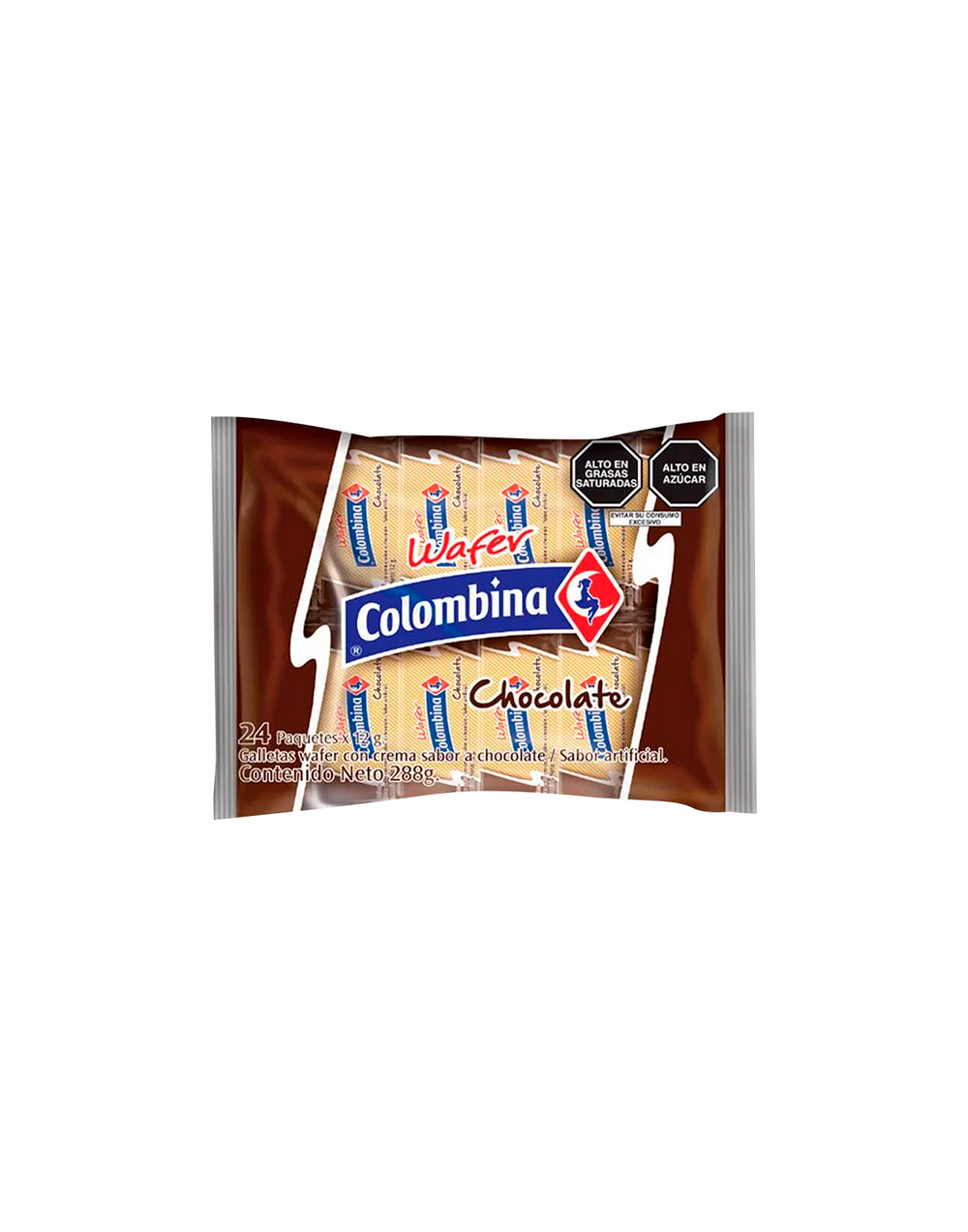 Wafer Colombina Chocolate x24