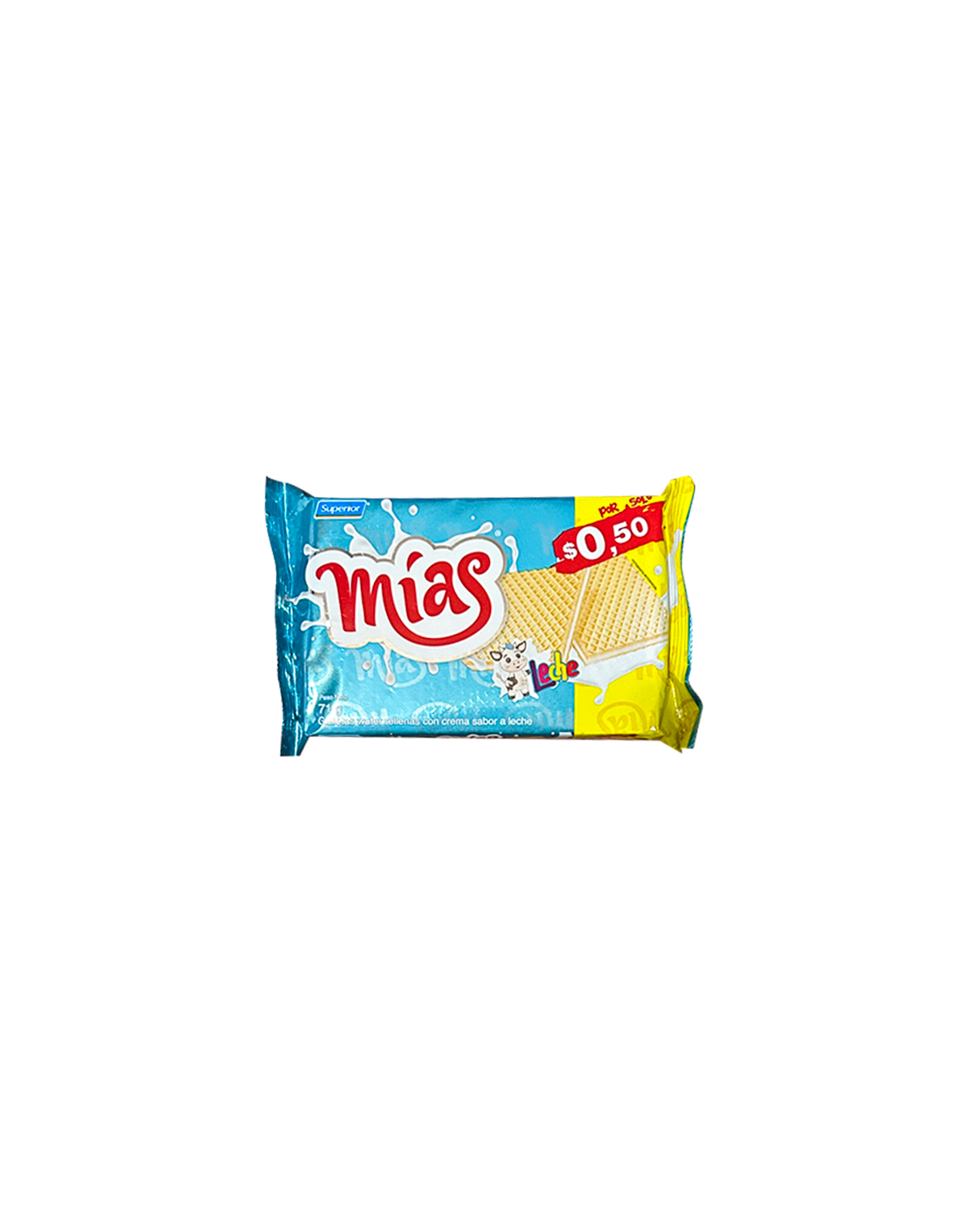 Wafer Mías Leche 71g.